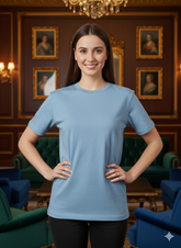 Classic Sky Blue Unisex T-Shirt – Casual Comfort Fit